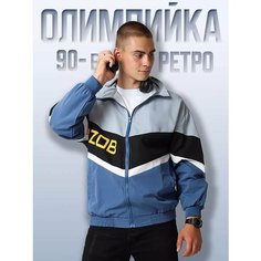 Толстовка спортивная ROKSPORT, размер M, , голубой/синий
