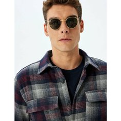 Рубашка KOTON, размер M, серый