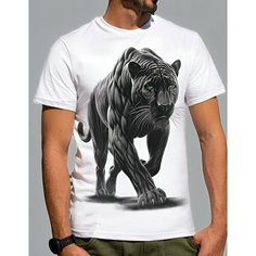 Футболка MONTES, размер 62/64, белый