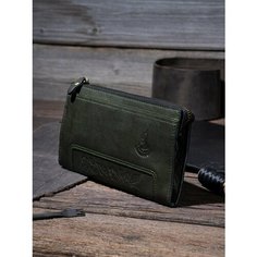 Сумка клатч Великоросс, фактура матовая, хаки