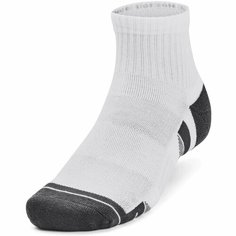 Носки Under Armour Performance Cotton 3p Qtr, комплект, 3 пары, размер MD, белый