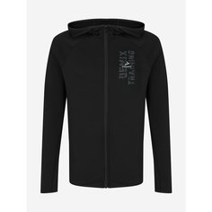 Толстовка Demix M D GYM Training Hooded Tracktop, размер 48, , черный