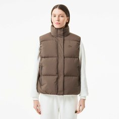 Жилет LACOSTE, размер T36, коричневый