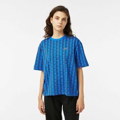 Футболка LACOSTE, размер T40, cиний