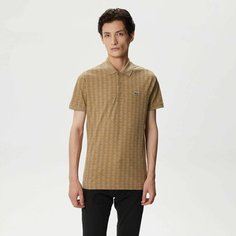 Поло LACOSTE, размер T2, светло-коричневый