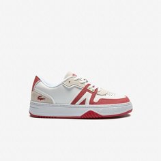 Кеды LACOSTE, размер T6, белый-красный