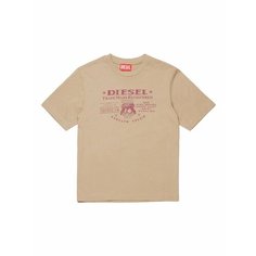 Футболка DIESEL Jacron, размер 16 лет, коричневый