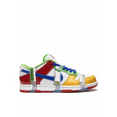 Кеды NIKE SB Dunk Low, размер 4.5 US, серебристый