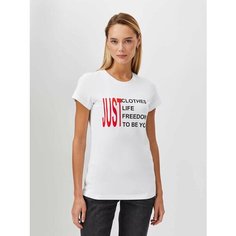 Футболка JUST CLOTHES, размер 44, белый