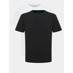 Футболка TOMMY HILFIGER, размер M, черно-белый
