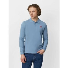 Поло JUST CLOTHES, размер 48, голубой