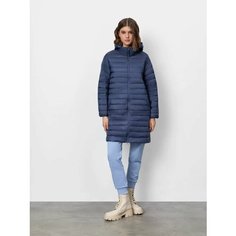 Пальто JUST CLOTHES, размер 38, темно-синий