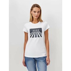 Футболка JUST CLOTHES, размер 46, белый