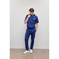 Брюки спортивные JUST CLOTHES, размер XL, темно-синий