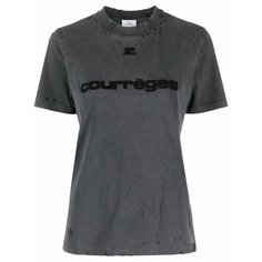 Футболка courreges, размер M, серый