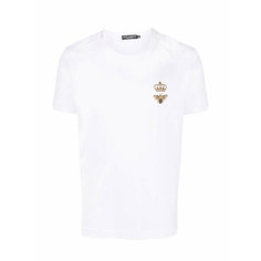 Футболка DOLCE & GABBANA, размер 44 IT, серебристый