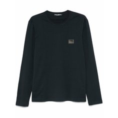 Футболка DOLCE & GABBANA, размер 48 IT, cиний