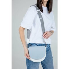 Сумка кросс-боди NSbags, белый/голубой