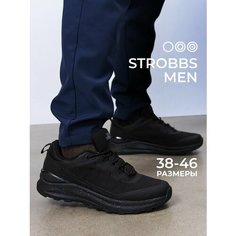 Кроссовки STROBBS, полнота 6 (RU)/ на среднюю стопу, размер 38, черный