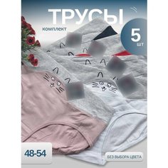 Трусы , комплект из 5 шт., размер 54, микс 2 Нет бренда