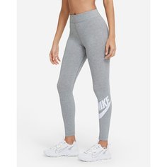 Легинсы спортивные NIKE Essential, размер XL, dark grey heather/white