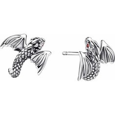 Серьги PANDORA, серебро, 925 проба