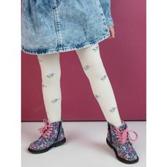 Колготки JUST KIDS Базовая коллекция, размер 14-15, экрю