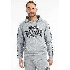 Толстовка LONSDALE lonsdale, размер XXL, , серый/серый
