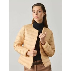 Куртка JUST CLOTHES, размер 40, бежевый