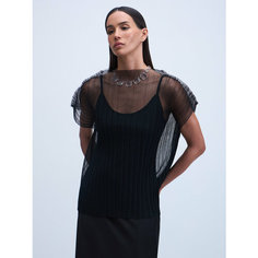 Блуза Zarina, размер 2XS (RU 40), черный