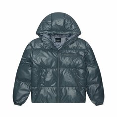 Пуховик ZNY HOODED, размер S, серый