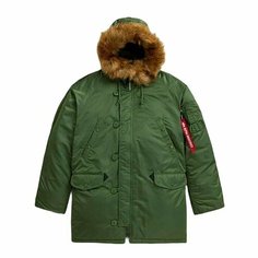 Куртка ALPHA INDUSTRIES Heritage N-3B, размер L, зеленый