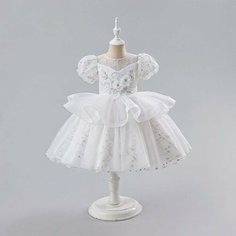 Платье, размер 120, белый Max Garment