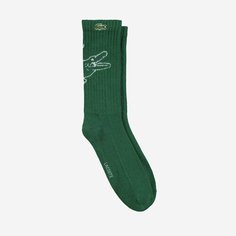 Носки LACOSTE, размер 2, зелeный