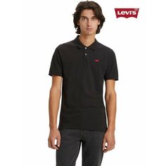 Поло Levis Men Slim Housemark Polo Shirt, 1 шт., размер XS, черный Levis®
