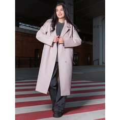 Пальто PRS-STYLE, размер 42, пудровый