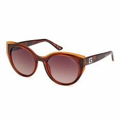 Солнцезащитные очки GUESS, коричневый