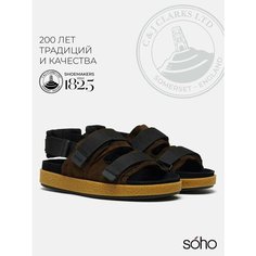 Сандалии Clarks, размер 42,5, зеленый