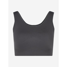 Топ спортивный MPF Ribbed Seamless Sports bras, размер 44, темно-серый Matrix