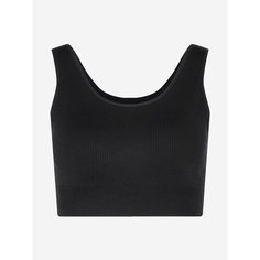 Топ спортивный MPF Ribbed Seamless Sports bras, размер 48, черный Matrix