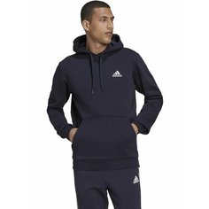 Худи спортивное adidas Essentials Fleece Hoodie, размер S INT, , черный
