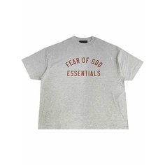 Футболка FEAR OF GOD, размер L, серый