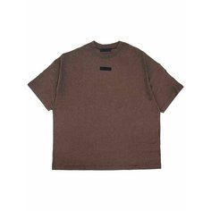 Футболка FEAR OF GOD, размер L, коричневый