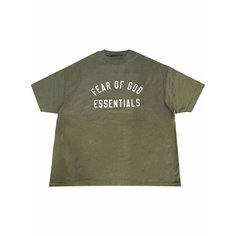 Футболка FEAR OF GOD, размер XL, зелёный