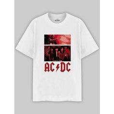 Футболка ALCRAFT ROCK collection, размер L, красный, черный, розовый, белый