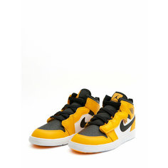 Кроссовки NIKE Air Jordan 1, размер 27 (11С), желтый, черный, белый