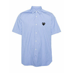 Рубашка Comme des Garcons PLAY, размер M, cиний