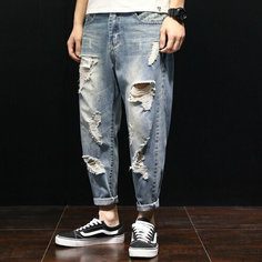 Джинсы , размер 34/36, 35 синий Royal Pants