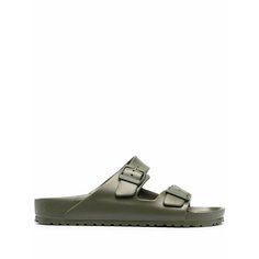 Шлёпанцы Birkenstock, размер 43 Regular EU, зелeный