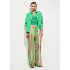 Брюки MANGO BLUELAB, размер M, зеленый